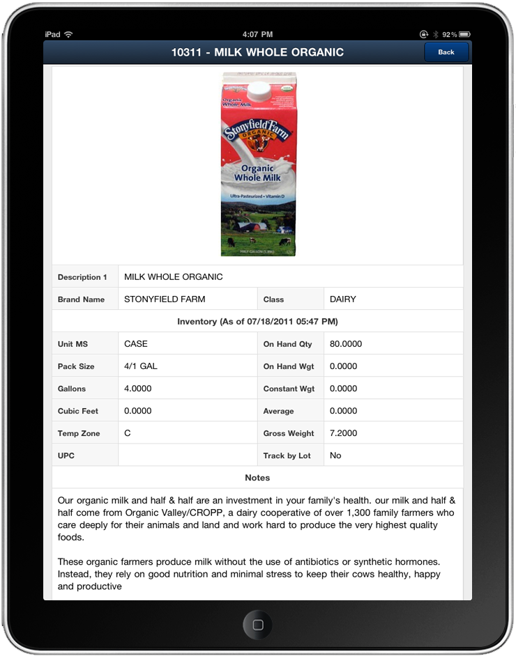 entrée.EOP Software for Food Distribution